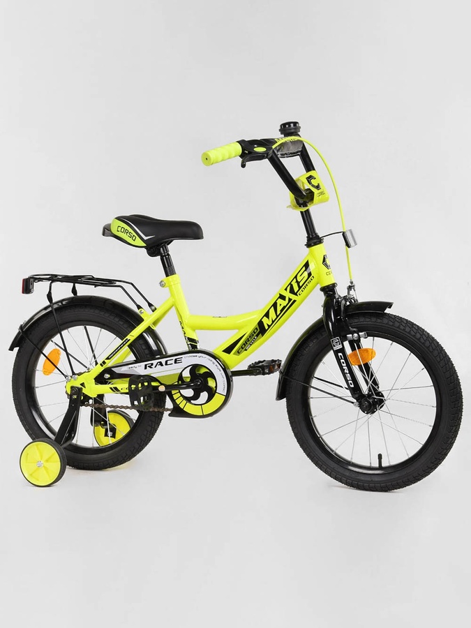 Детский двухколесный велосипед 16" дюймов цвет желтый ЦБ-00213406 SKT000893658 фото