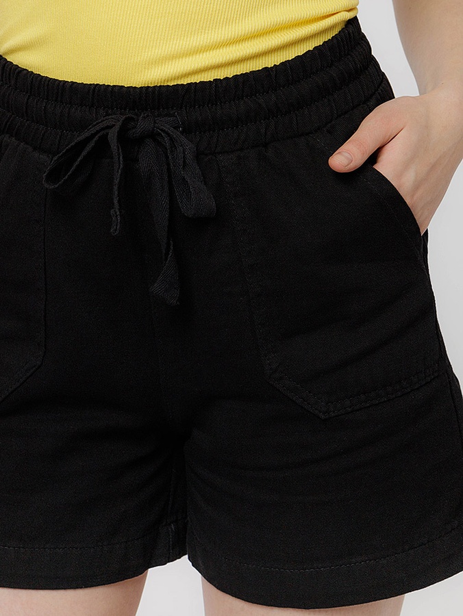 Жіночі джинсові шорти 40 колір чорний ЦБ-00219130 SKT000906369 фото