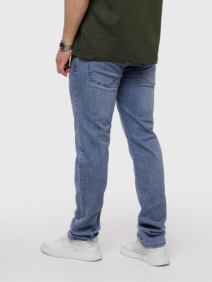 Мужские джинсы регуляр 50 цвет синий ЦБ-00220235 SKT000909220 фото