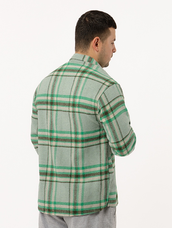 Рубашка с длинным рукавом мужская 52 цвет зеленый ЦБ-00232440 SKT000938734 фото