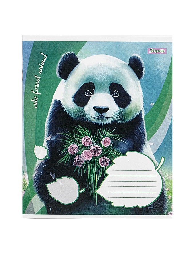 Зошит в лінійку 12 аркушів Cute forest animal колір різнокольоровий ЦБ-00222594 SKT000915635 фото