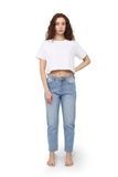 Джинсы straight женские цвет голубой 42 ЦБ-00290493 фото