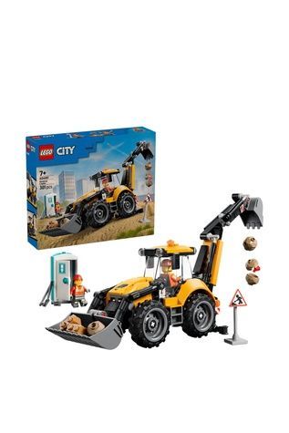 Конструктор LEGO City "Желтый экскаватор-погрузчик" 60480 ЦБ-00300185 фото