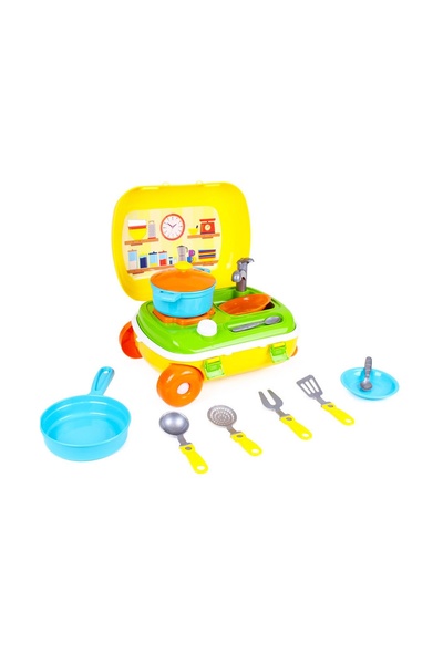 Іграшка "Кухня з набором посуду" колір різнокольоровий ЦБ-00187036 SKT000834004 фото