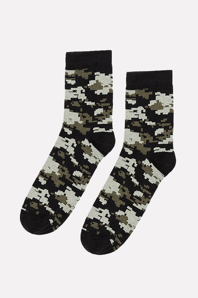 Чоловічі шкарпетки 43-45 колір хакі ЦБ-00199172 SKT000865326 фото