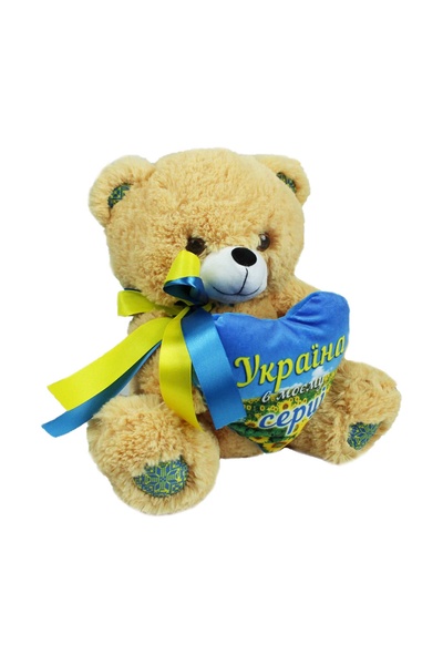 М'яка іграшка Ведмедик патріот колір різнокольоровий ЦБ-00198885 SKT000864783 фото