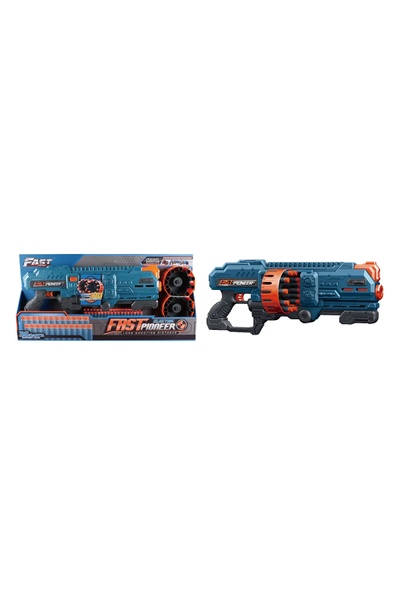 Іграшковий пістолет-автомат з м'якими набоями колір різнокольоровий ЦБ-00249028 SKT000990612 фото