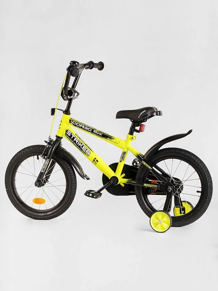 Дитячий двоколісний велосипед 16 "дюймів колір жовтий ЦБ-00213407 SKT000893659 фото