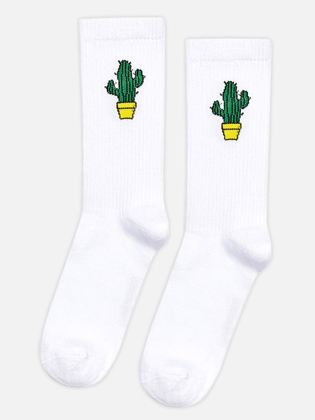 Чоловічі шкарпетки 43-45 колір білий ЦБ-00214574 SKT000896636 фото