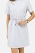 Жіноча сукня з коротким рукавом 42 колір світло-сірий ЦБ-00246626 SKT000984991 фото 4