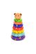 Пірамідка "Ведмедик" колір різнокольоровий ЦБ-00205039 SKT000877868 фото 1
