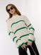 Жіночий светр 46 колір молочний ЦБ-00224592 SKT000920436 фото 3