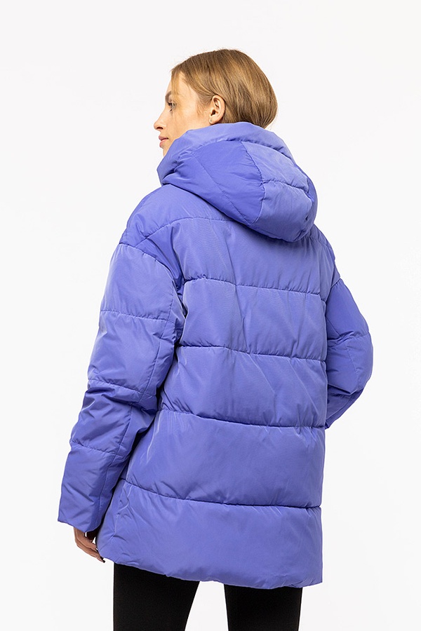 Жіноча куртка 52 колір бузковий ЦБ-00195670 SKT000866383 фото