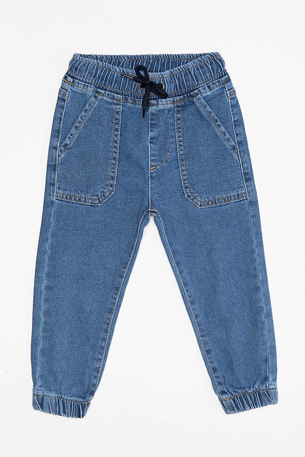 Джогери джинсові на хлопчика 98 колір синій ЦБ-00185379 SKT000612075 фото