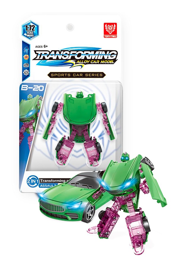 Іграшка-трансформер машинка "Transforming alloy car model" колір різнокольоровий ЦБ-00204568 SKT000876408 фото