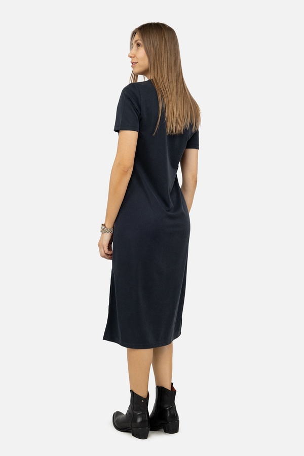 Жіноча сукня з коротким рукавом 42 колір сірий ЦБ-00246519 SKT000984717 фото