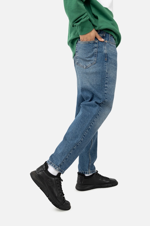 Мужские джинсы carrot 44 цвет синий ЦБ-00241652 SKT000962274 фото