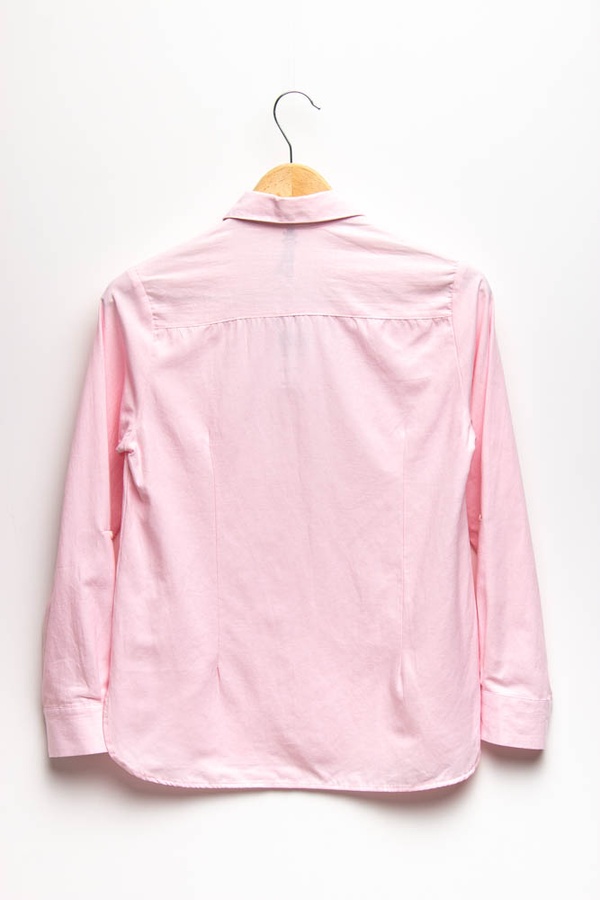 Рубашка женская прямая цвет розовый ЦБ-00157295 SKT000533153 фото