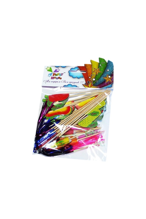 Набор "Шпильки: фрукты зонтики дождик шпажка" цвет разноцветный ЦБ-00208654 SKT000884954 фото