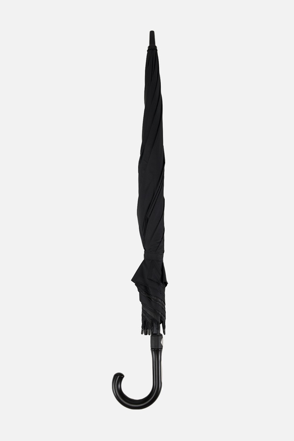 Чоловіча напівавтоматична парасолька колір чорний ЦБ-00255485