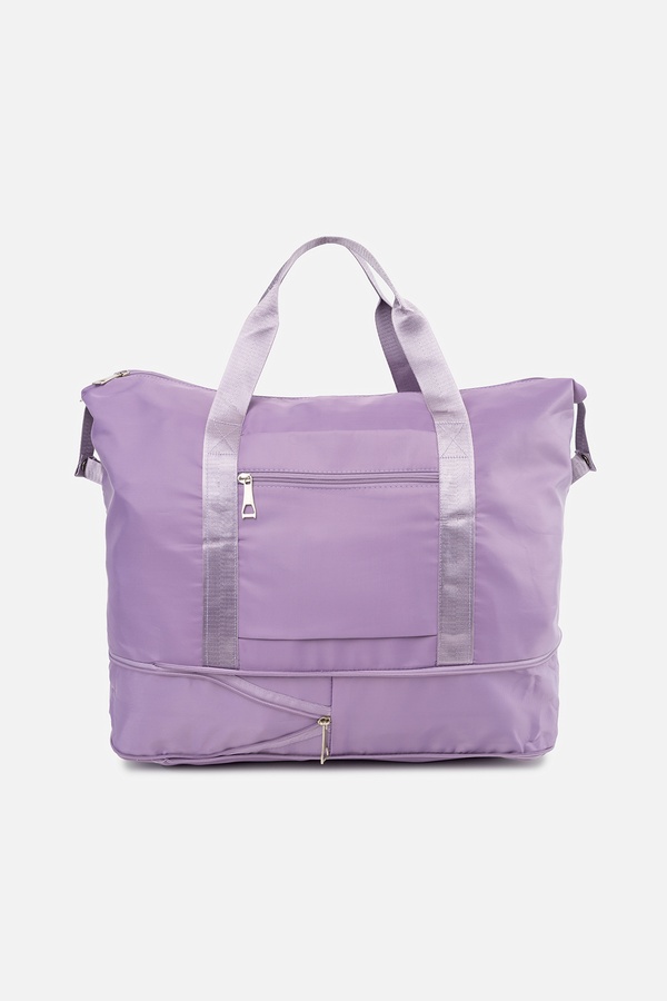 Жіноча дорожня сумка колір бузковий ЦБ-00232083 SKT000937842 фото