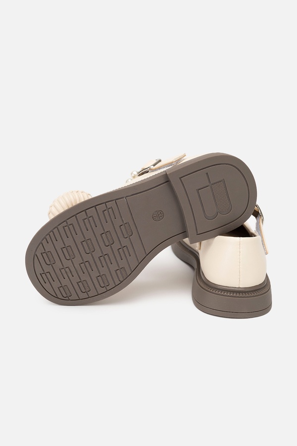 Туфлі на пласкій підошві для дівчинки 30 колір молочний ЦБ-00251089 SKT000995503 фото