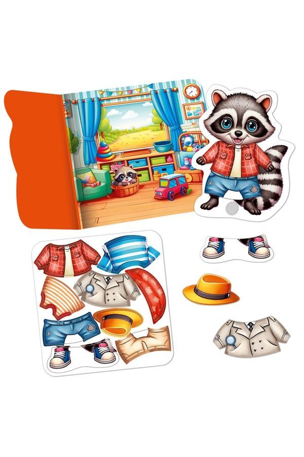 Развивающая игра с липучками &laquo;Енотик&raquo; Vladi Toys VT1320-02 ЦБ-00292263 фото