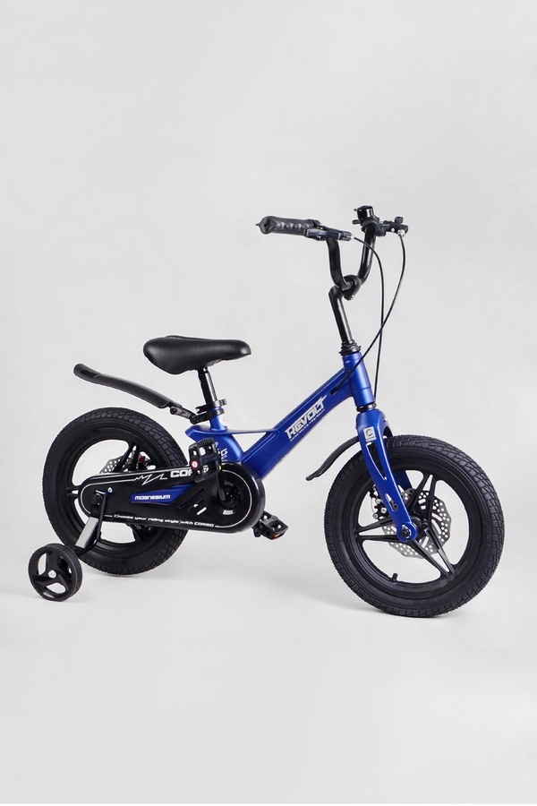 Велосипед 14" дюймів 2-х колісний Revolt колір синій ЦБ-00213397 SKT000893649 фото