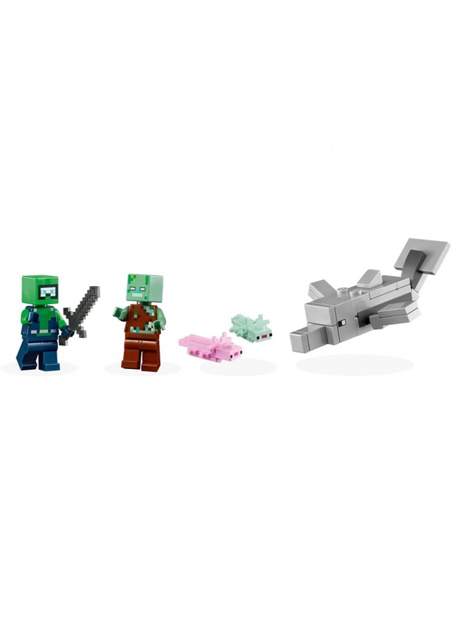 Конструктор LEGO Minecraft Дом-Аксолотль цвет разноцветный ЦБ-00230001 SKT000933621 фото