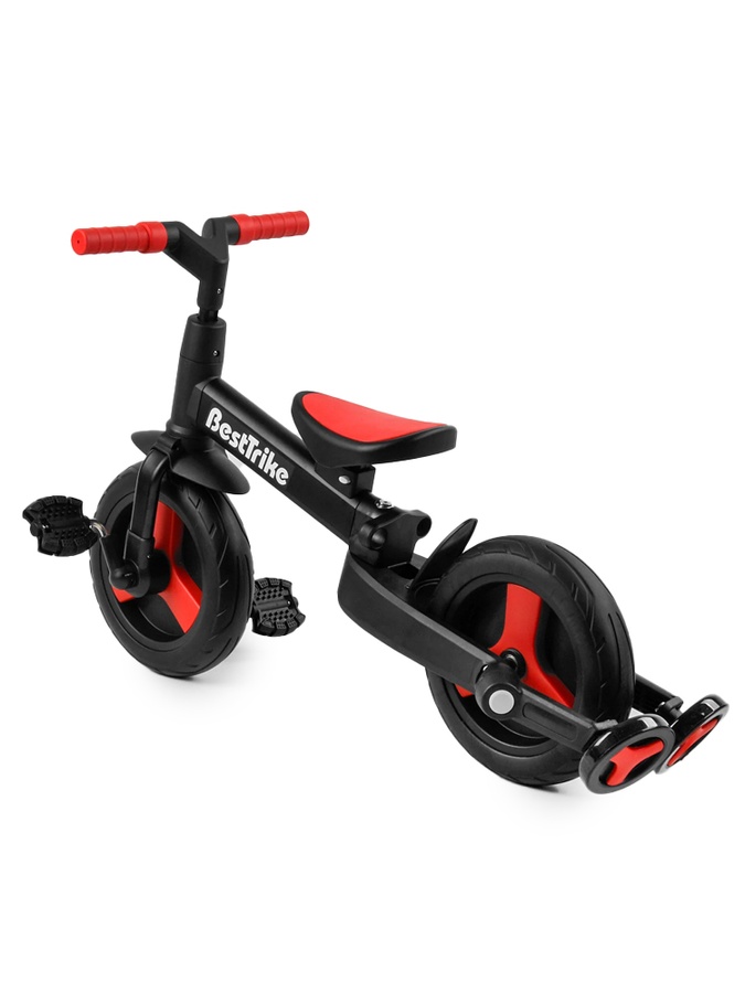 Велосипед-трансформер - Best Trike цвет красно-черный ЦБ-00229711 SKT000933064 фото