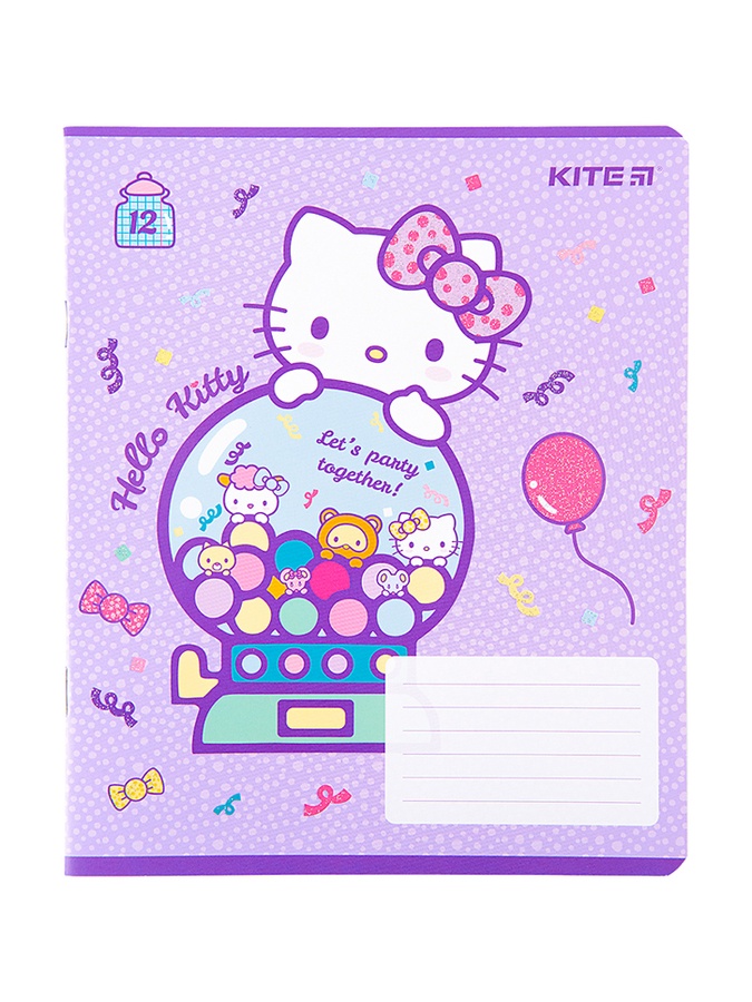 Тетрадь в клетку 12 листов Hello Kitty цвет разноцветный ЦБ-00223199 SKT000917020 фото