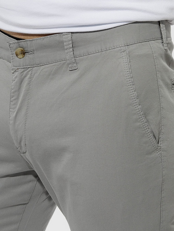 Чоловічі штани чіноси 42 колір світло-сірий ЦБ-00213868 SKT000895007 фото