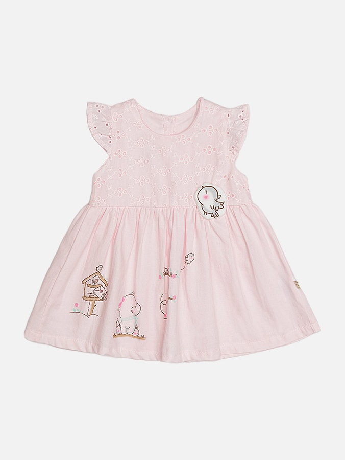 Сукня для дівчинки 62 колір рожевий ЦБ-00219566 SKT000907595 фото