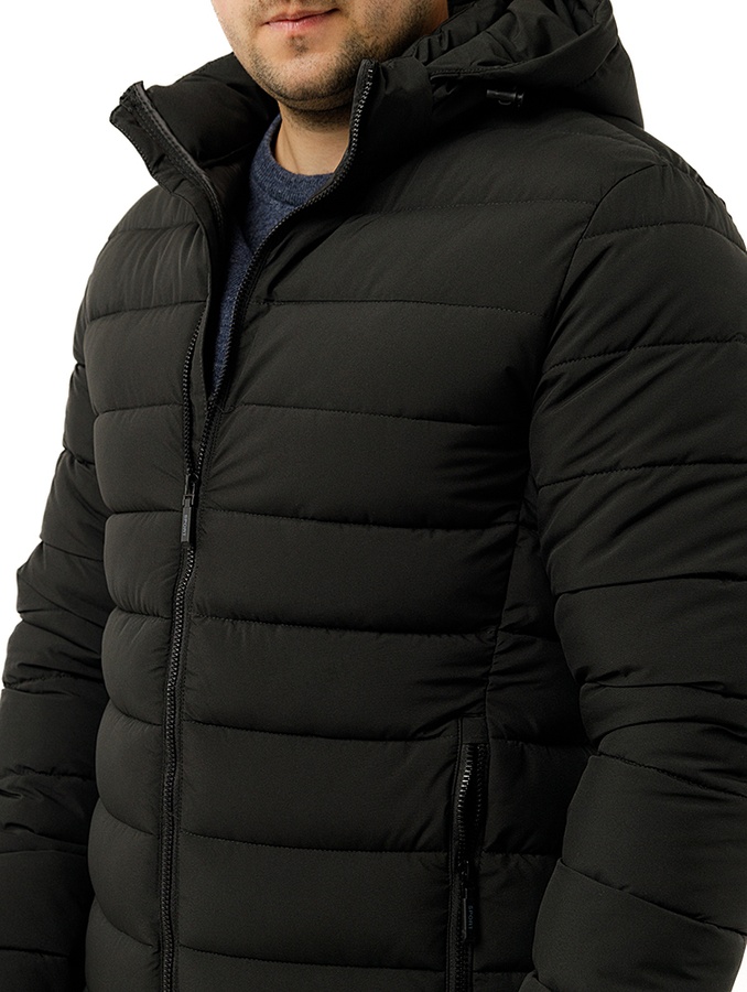 Чоловіча коротка куртка 54 колір хакі ЦБ-00220387 SKT000909606 фото