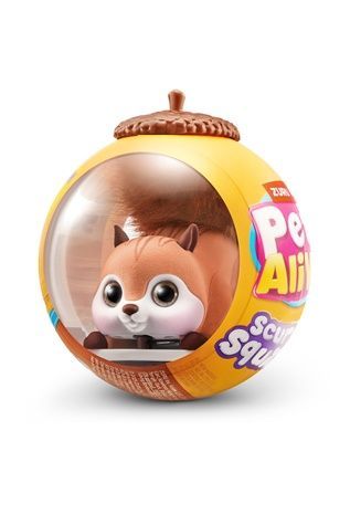 Интерактивная игрушка PETS ALIVE S1 &mdash; Белочка в классическом коричневом цвете 9565E ЦБ-00295591 фото