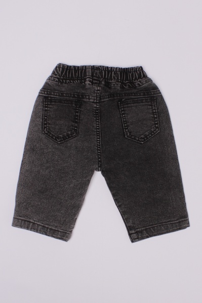 Джинсовые шорты для мальчика 98 цвет черный ЦБ-00191730 SKT000849518 фото