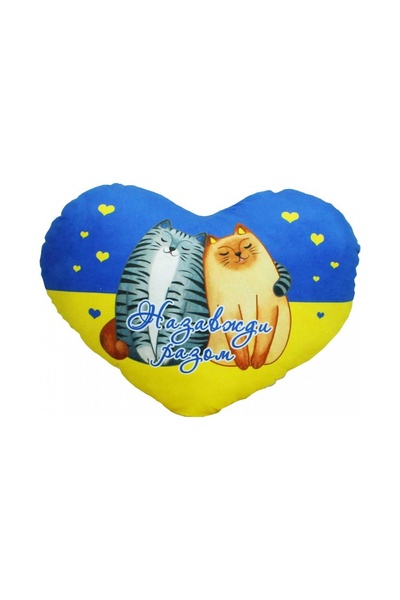 Подушка "Сердечко "Кохання" колір різнокольоровий ЦБ-00212277 SKT000891528 фото