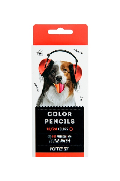 Карандаши цветные двухсторонние - Kite Dogs цвет разноцветный ЦБ-00246851 SKT000985387 фото