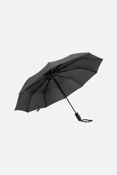 Мужской полуавтоматический зонтик цвет черный ЦБ-00248838