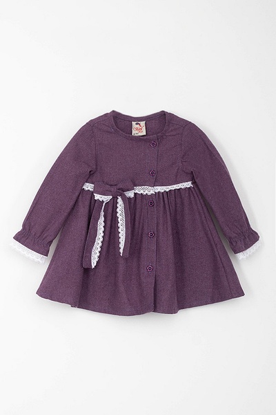 Сукня на дівчинку колір фіолетовий ЦБ-00173617 SKT000580917 фото
