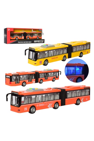 Інерційна іграшка "Автобус" колір різнокольоровий ЦБ-00165206 SKT000557136 фото