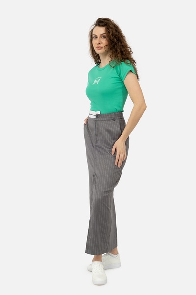 Жіноча футболка з коротким рукавом 42 колір зелений ЦБ-00245333 SKT000981277 фото