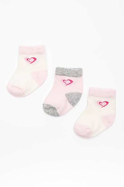 Набір шкарпеток на дівчинку 16-17 колір різнокольоровий ЦБ-00184866 SKT000610846 фото