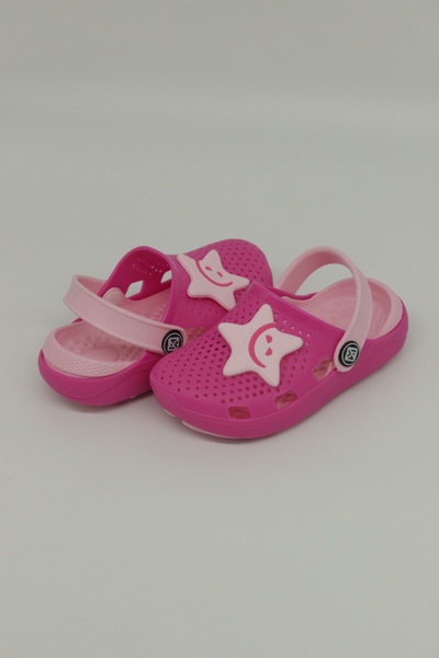 Крокси для дівчинки 24 колір рожевий ЦБ-00175899 SKT000587708 фото