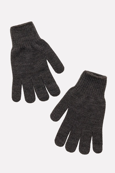 Чоловічі рукавиці 9.5 колір темно-сірий ЦБ-00202536 SKT000872460 фото