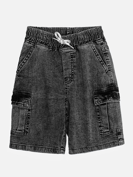 Шорти джинсові для хлопчика 152 колір сірий ЦБ-00220443 SKT000909816 фото