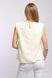 Блуза жіноча без рукава 42 колір молочний ЦБ-00157340 SKT000533381 фото 2