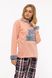 Женская пижама 50 цвет розовый ЦБ-00200411 SKT000868452 фото 2