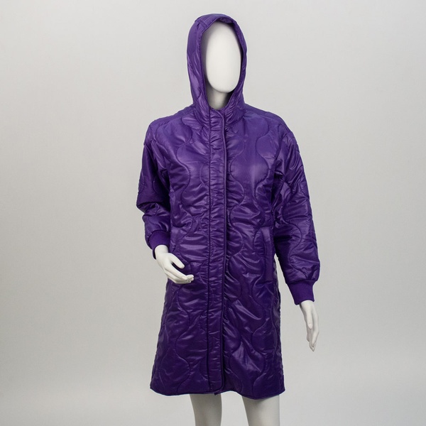 Куртка длинная женская цвет фиолетовый ЦБ-00150647 SKT000514336 фото