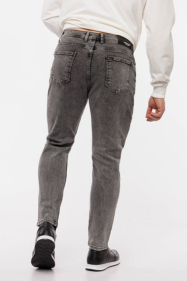Чоловічі джинси бойфренд 54 колір темно-сірий ЦБ-00210860 SKT000891108 фото
